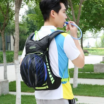 Сумка для велоспорта на открытом воздухе Легкий дышащий спортивный рюкзак Большой емкости для пеших прогулок, велосипедная сумка для воды, рюкзак
