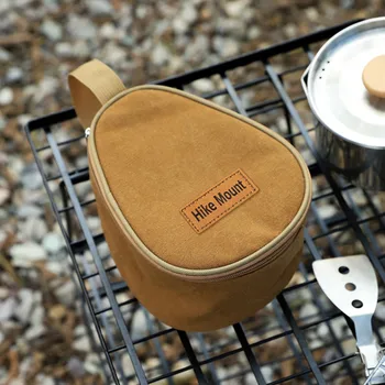 Сумка для хранения походной посуды Переносная сумка для ланча для пикника Переносная изолированная холщовая сумка для ланча