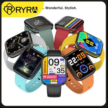 Умные часы RYRA с 1,91-дюймовым IPS-дисплеем высокой четкости с большим экраном, подлинные часы для измерения артериального давления