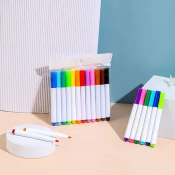 Цветная ручка для белой доски на водной основе, стираемая Ученическая экологичная кисть, маркер на водной основе
