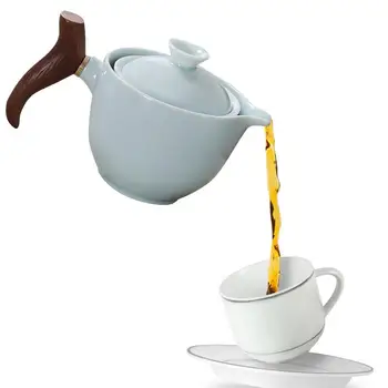 Чайник для чая с вращением на 360 градусов, Керамический заварочный чайник на 360 градусов, бытовой фильтр, Чайник для заварки чая, для офиса, вечеринки, путешествий